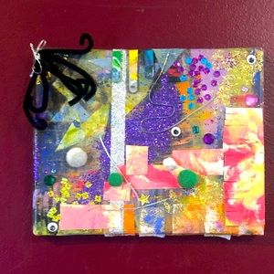 👩🏻‍🎤Handmade Unique Sensory Touch on Canvas